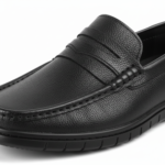 Black Leather Casual Shoes For Men SB-S1015