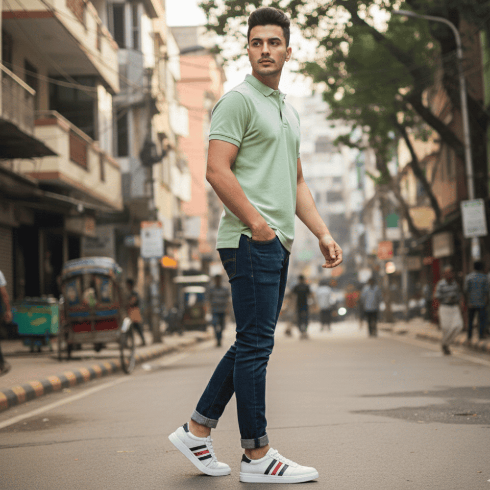 Monfia Men’s Original Leather Sneaker MF04