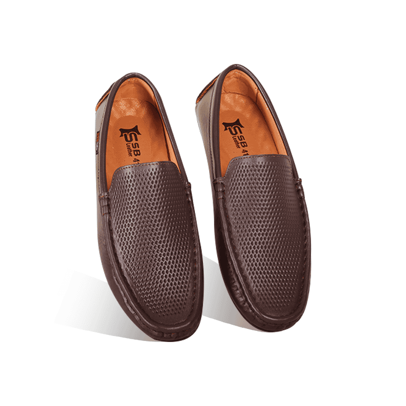 Textured Leather Loafer For Men SB-S1026