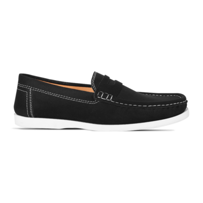 Monfia Classic Black Suede Loafer For Men-MF08