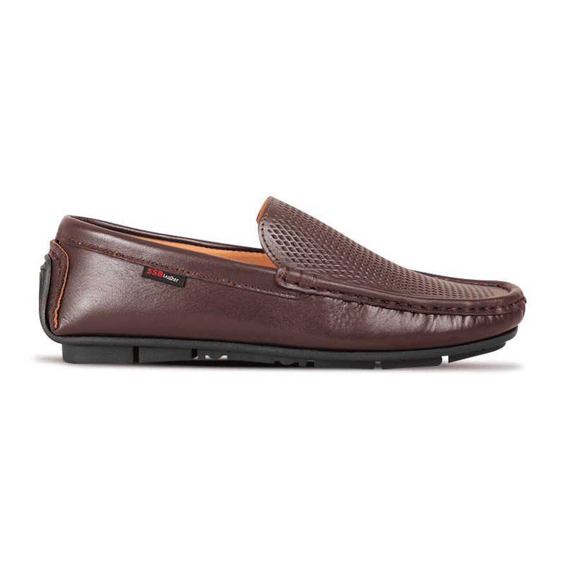 Textured Leather Loafer For Men SB-S1026