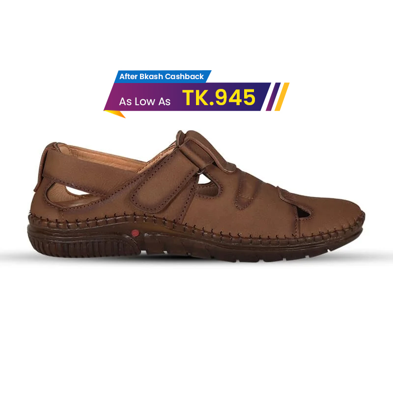 Brown Leather Sacchi Shoes For Men SB-S843