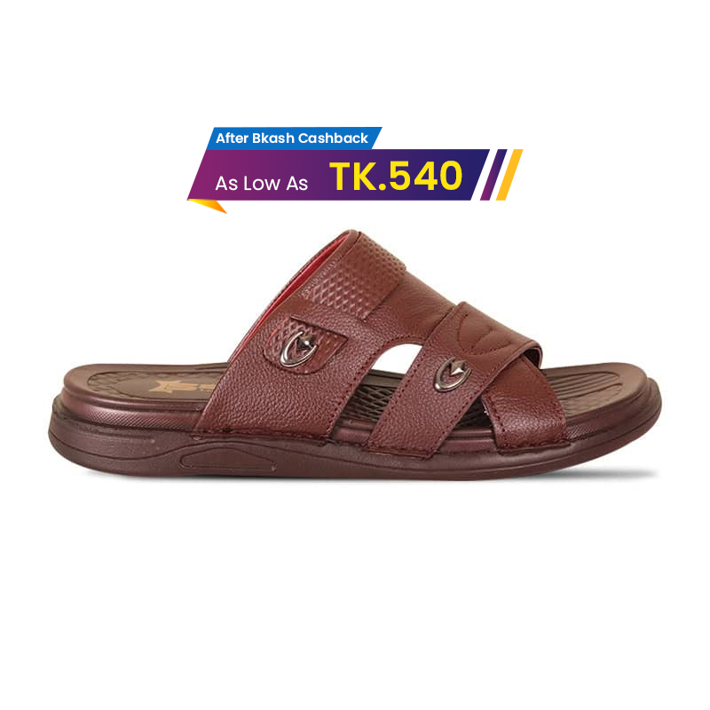 Super Soft Leather Slip-On Sandal For Men SB-S984