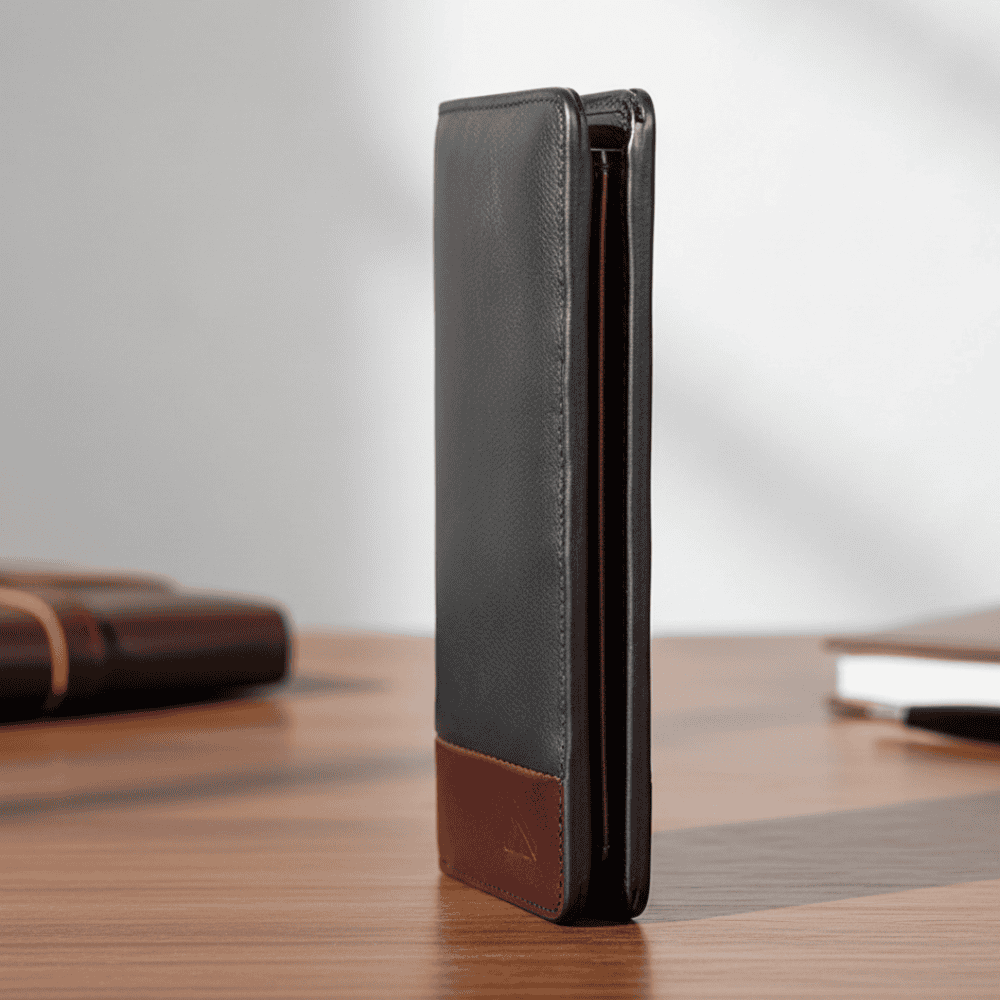 Monfia Leather Long Wallet-MFW02