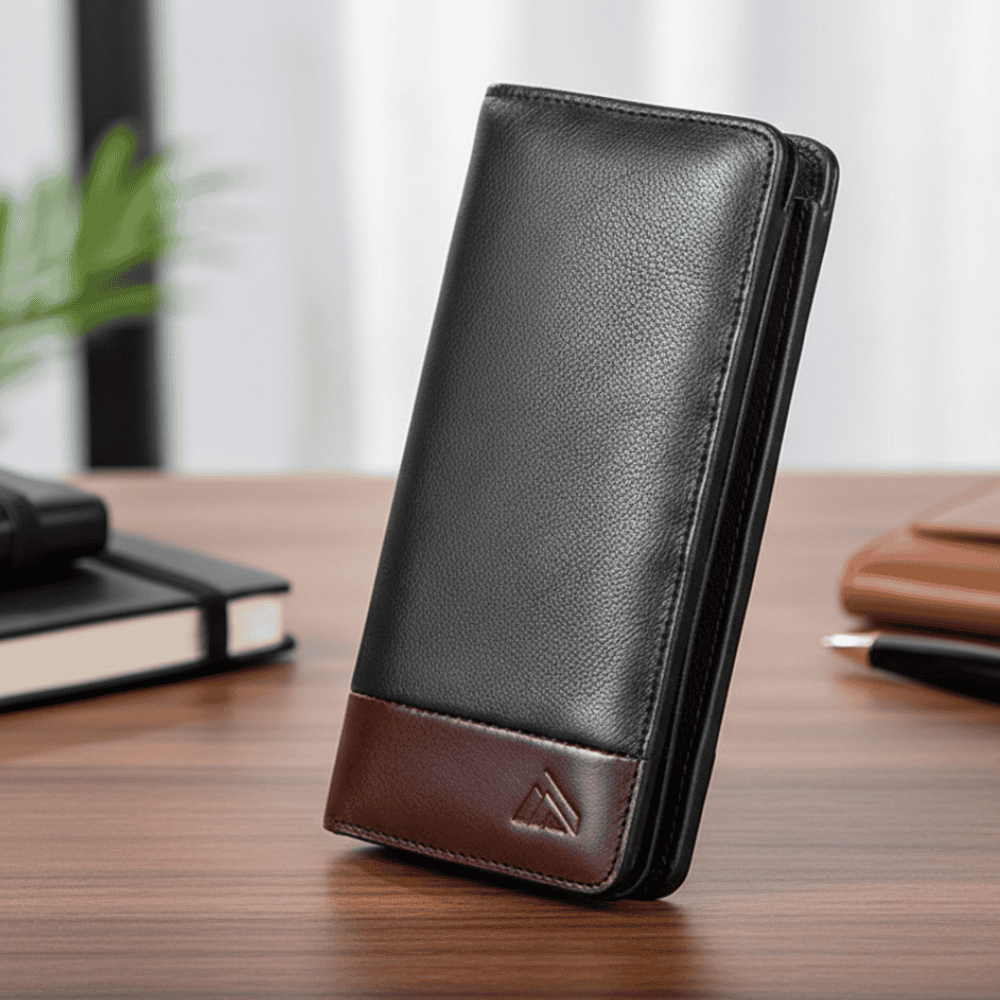 Monfia Leather Long Wallet-MFW02