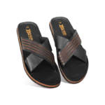 Cross-Strap Leather Sandal For Men SB-S1057