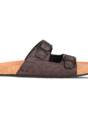 Textured Pattern Slide Sandal For Men MF19