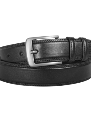 Classic Black Leather Belt For Men SB-B212