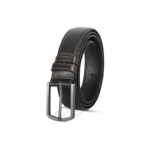 Classic Black Leather Belt For Men SB-B206