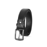 Classic Black Leather Belt For Men SB-B208
