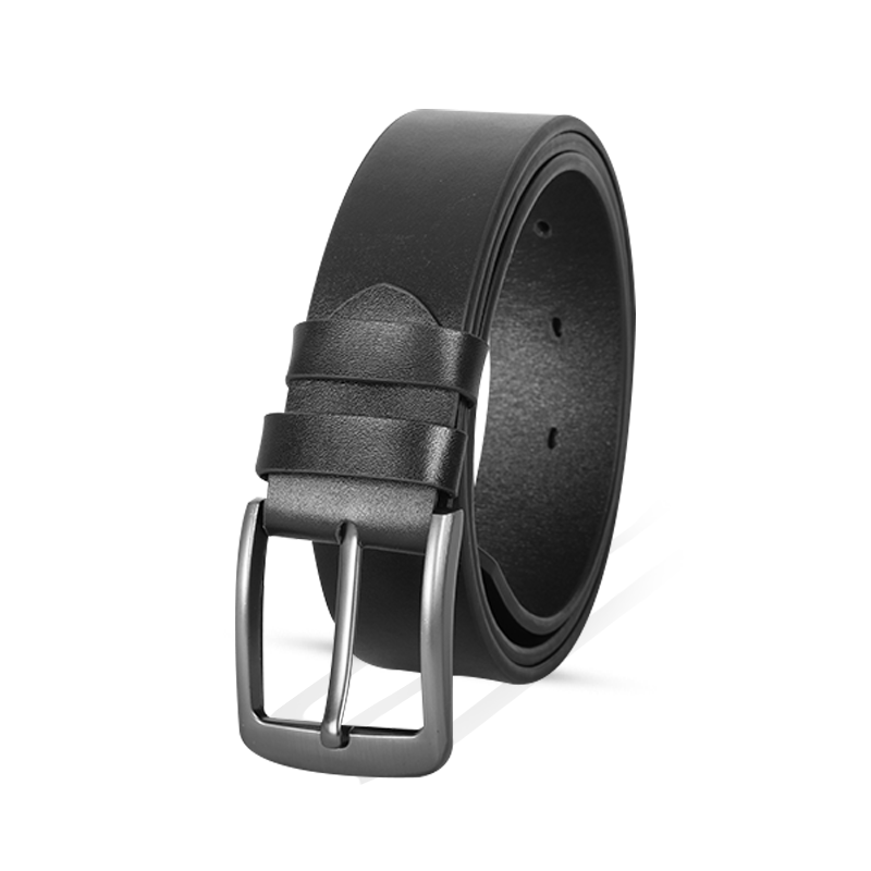 Classic Black Leather Belt For Men SB-B213