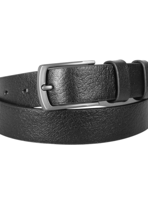 Classic Black Leather Belt For Men SB-B210
