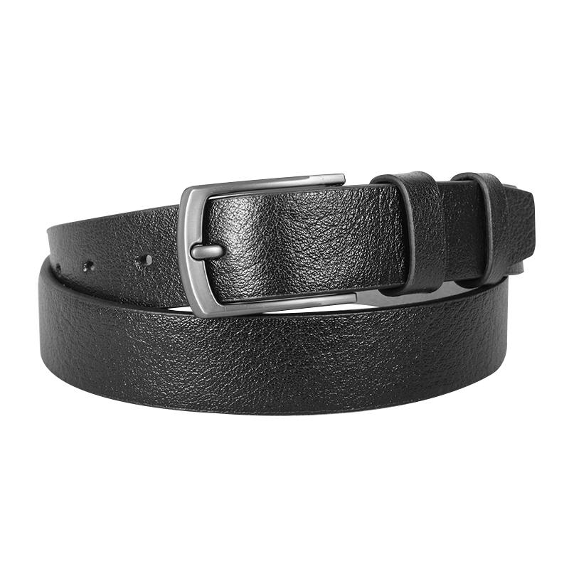 Classic Black Leather Belt For Men SB-B210