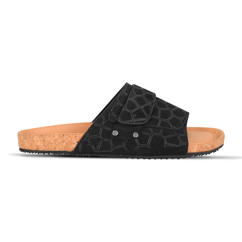 Textured Pattern Slide Sandal For Men MF16