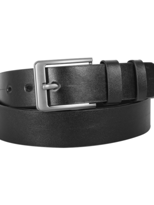 Classic Black Leather Belt For Men SB-B213