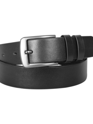 Classic Black Leather Belt For Men SB-B213