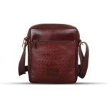 Crocodile Texture Leather Messenger Bag SB-MB80