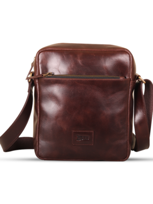 Oil Pull Up Leather Messenger Bag SB-MB81
