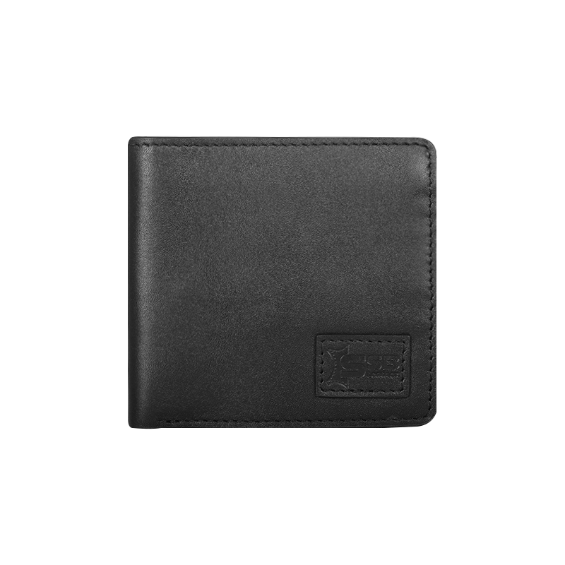 Black Leather Wallet For Men SB-W245