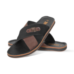 Cross-Strap Leather Sandal For Men SB-S1055