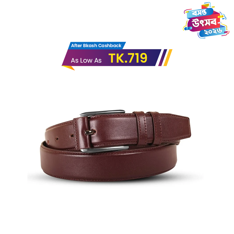 Classic Rich Brown Leather Belt For Men SB-B204