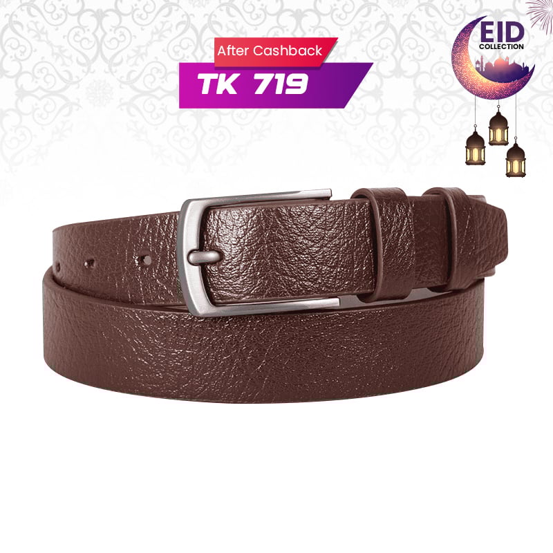 Classic Black Leather Belt For Men SB-B211