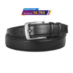 Classic Black Leather Belt For Men SB-B212