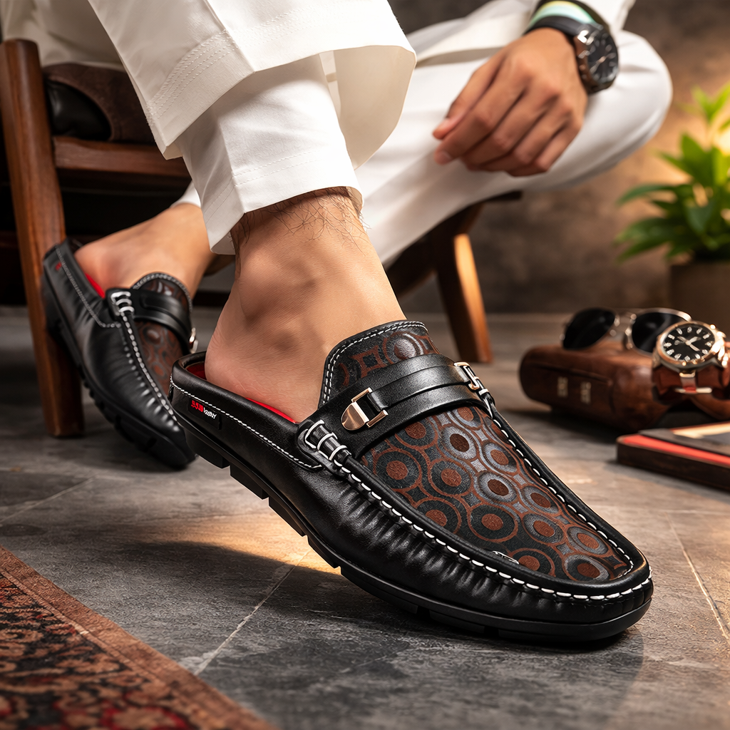 Leather Half Loafer For Men SB-S1038