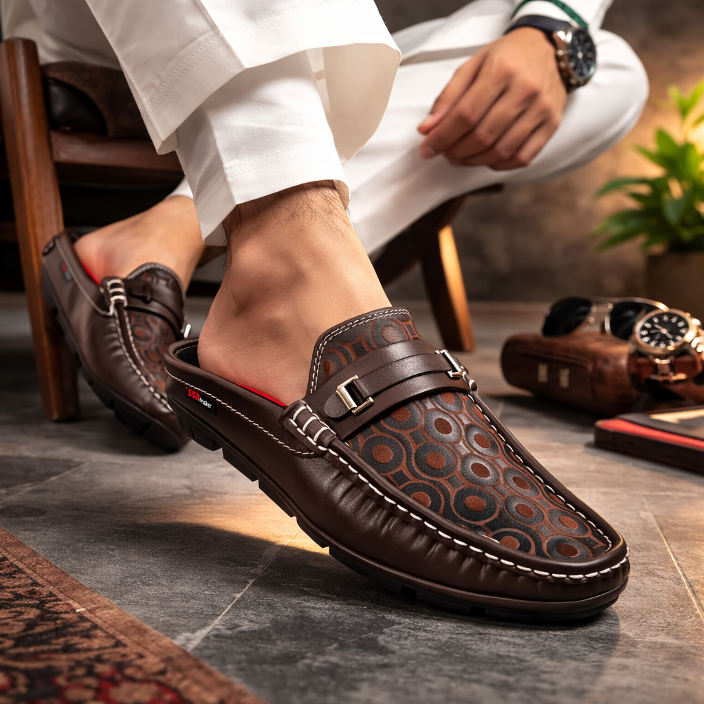 Leather Half Loafer For Men SB-S1039