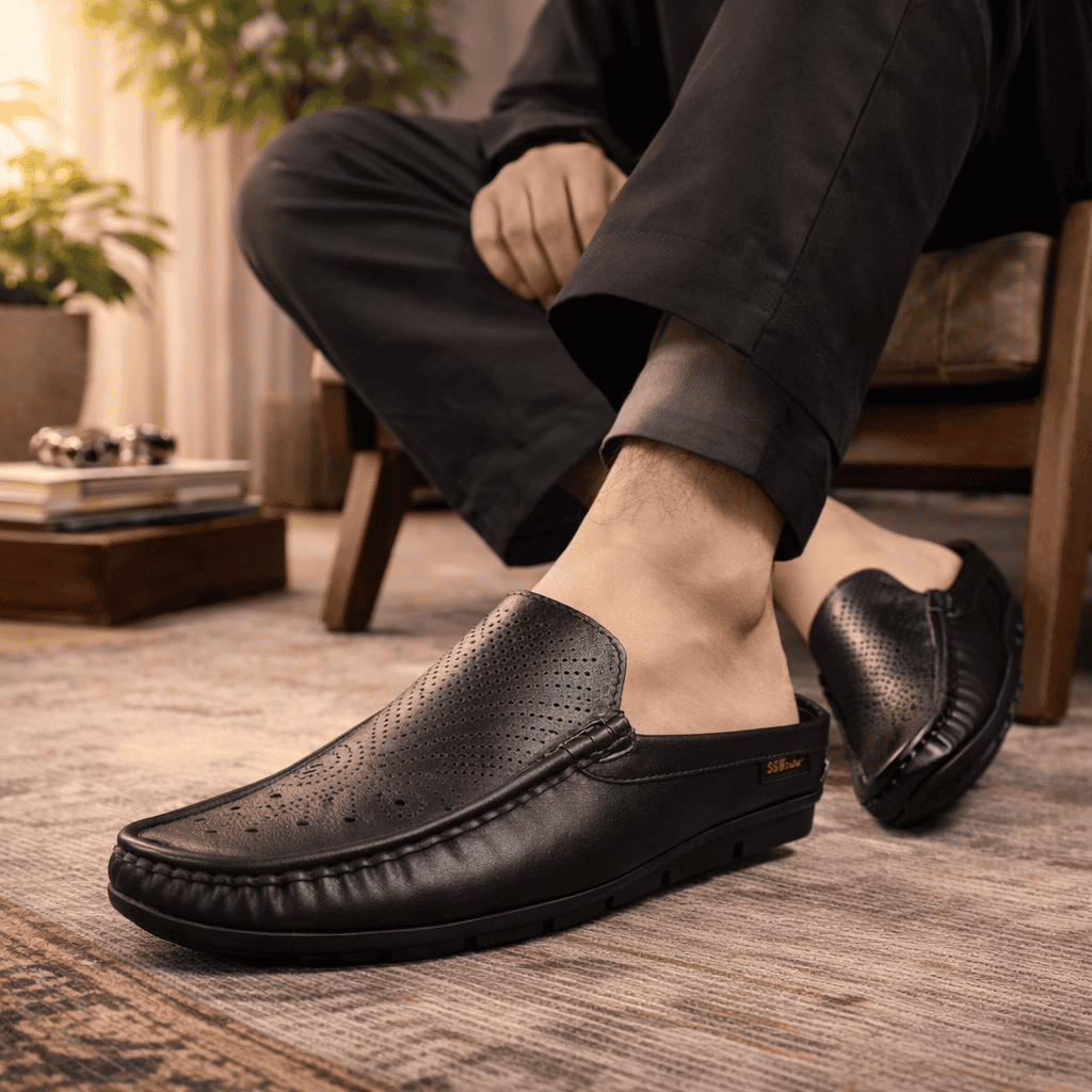 Leather Half Loafer For Men SB-S1037
