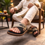 Cross-Strap Leather Sandal For Men SB-S1056