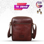 Crocodile Texture Leather Messenger Bag SB-MB80