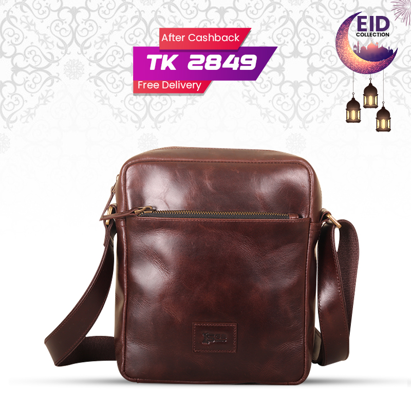 Oil Pull Up Leather Messenger Bag SB-MB81