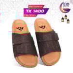Textured Pattern Slide Sandal For Men MF15