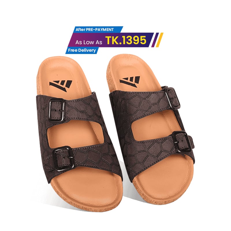 Textured Pattern Slide Sandal For Men MF19