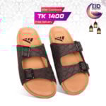 Textured Pattern Slide Sandal For Men MF19