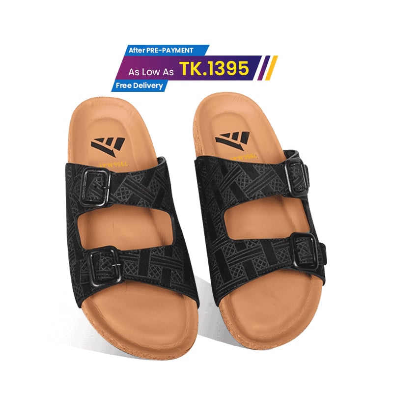 Textured Pattern Slide Sandal For Men MF20