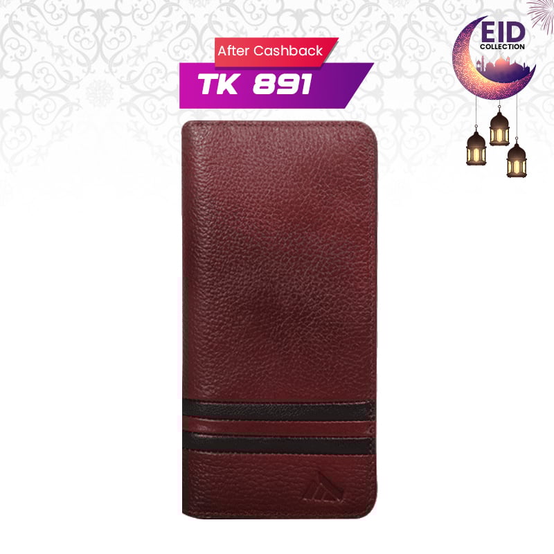 Monfia Leather Long Wallet-MFW03