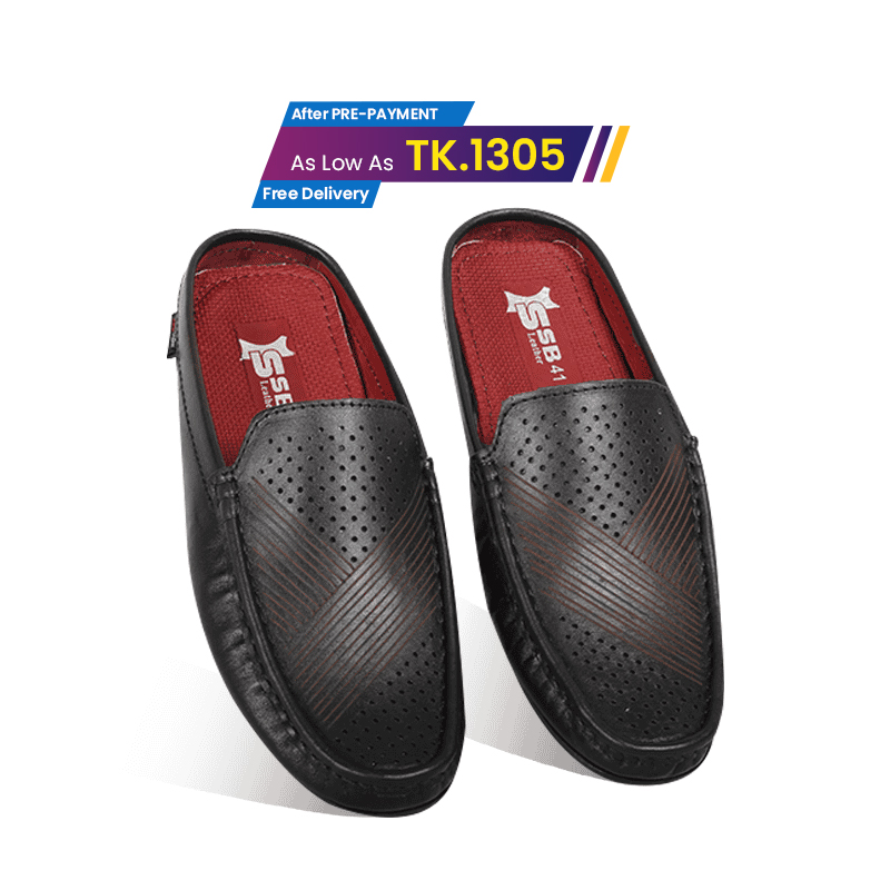 Leather Half Loafer For Men SB-S1036