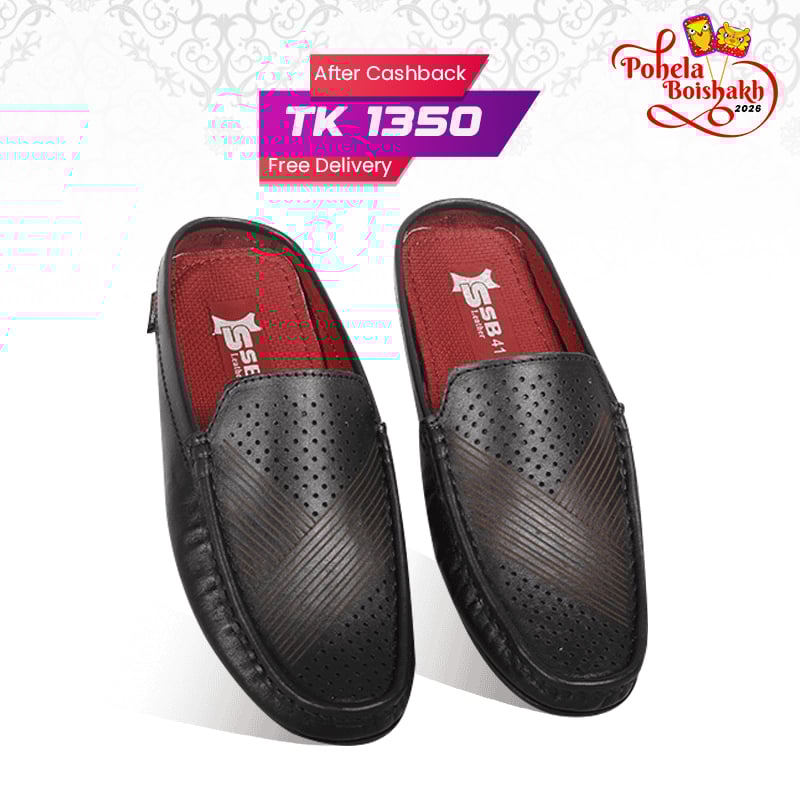 Leather Half Loafer For Men SB-S1036