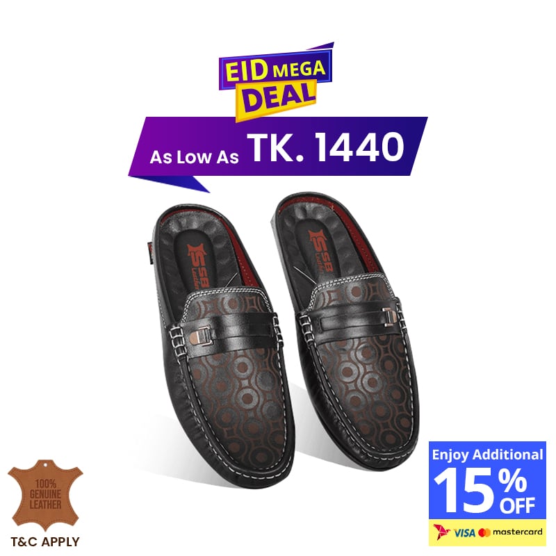 Leather Half Loafer For Men SB-S1038