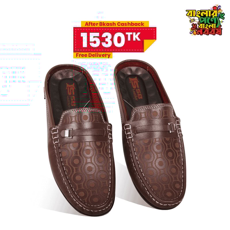 Leather Half Loafer For Men SB-S1039