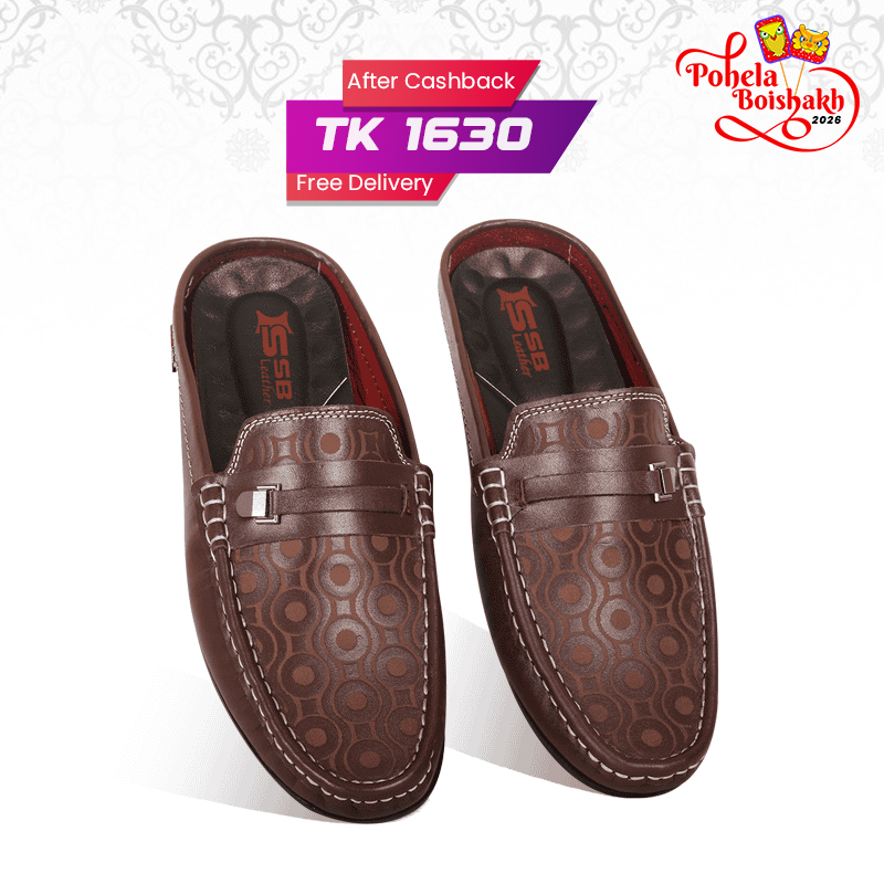 Leather Half Loafer For Men SB-S1039