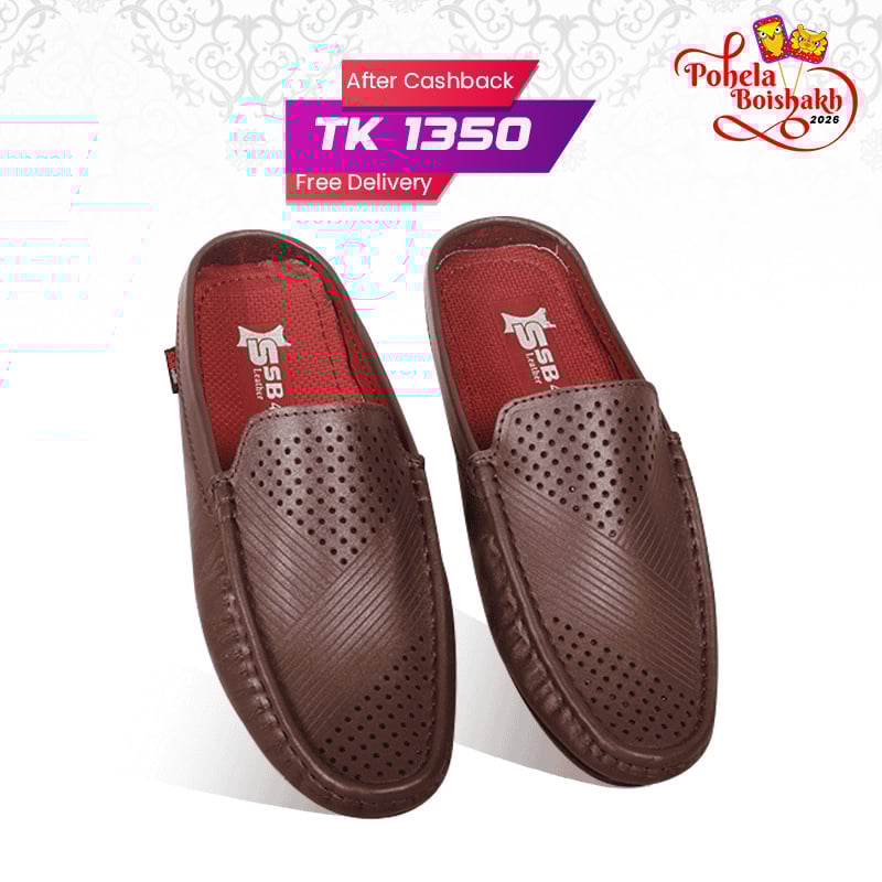 Leather Half Loafer For Men SB-S1040