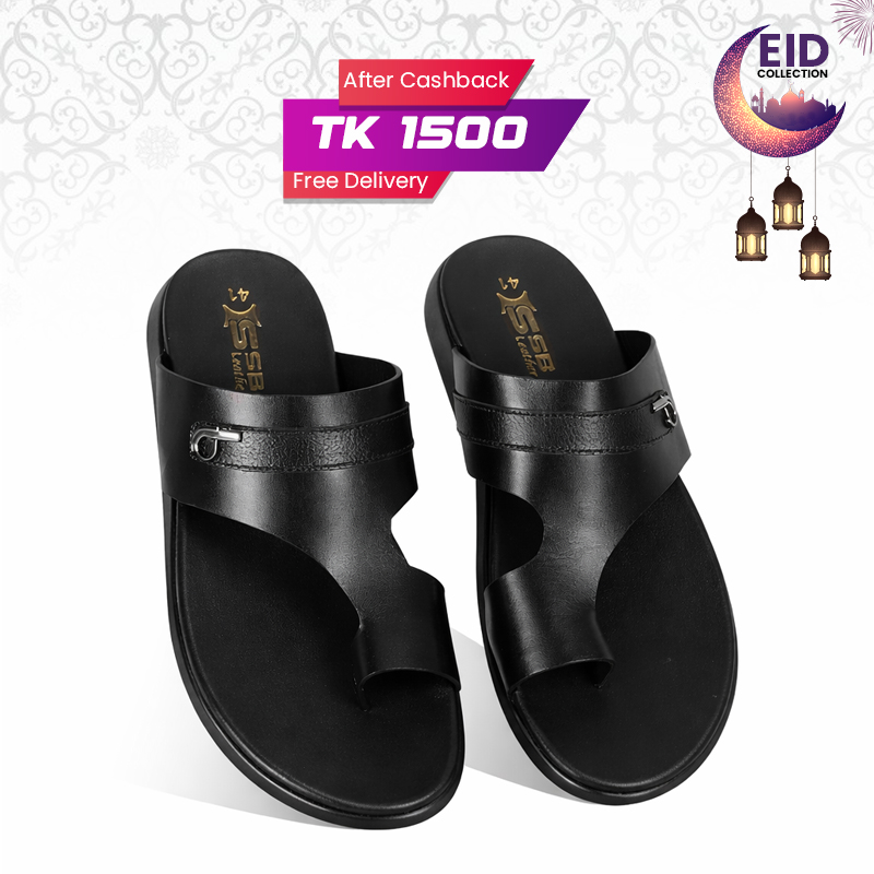 Leather Comfort Slide Sandal For Men SB-S1048