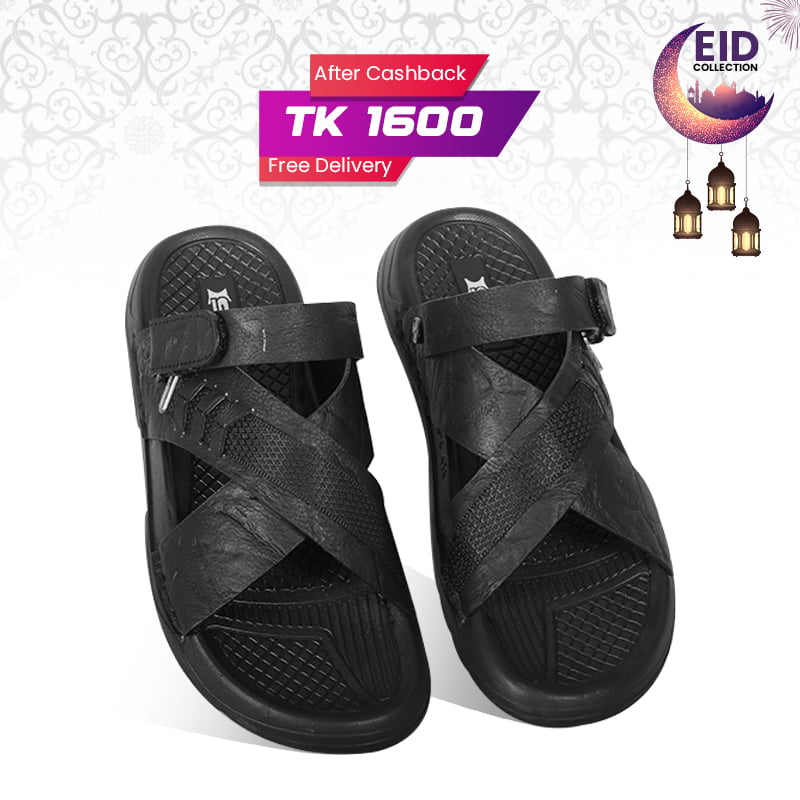 Nubuck Leather Crisscross Strap Sandal SB-S1052