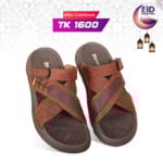 Nubuck Leather Crisscross Strap Sandal SB-S1053