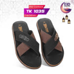 Cross-Strap Leather Sandal For Men SB-S1055