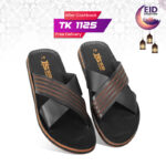 Cross-Strap Leather Sandal For Men SB-S1057