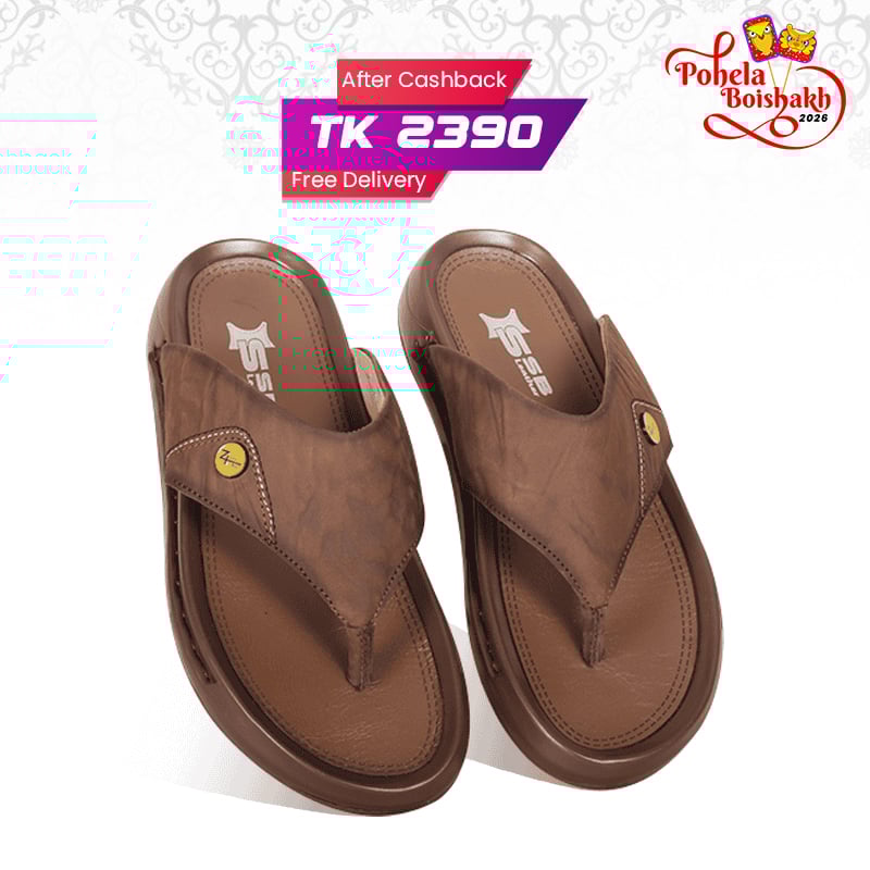 Genuine Leather Sandal For Men SB-S1075